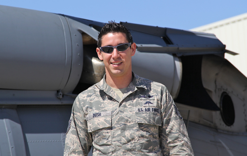 U.S. Air National Guardsman Ryan Dush (Credit: Carrie Miller)