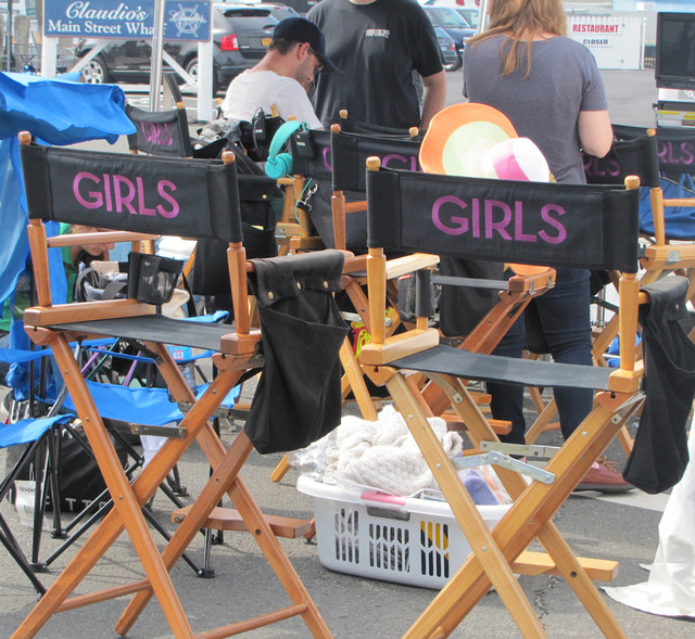 The hit HBO series ‘Girls’ filmed in Greenport Village in 2013. (Credit: Cyndi Murray, file)