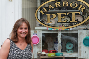 Harbor Pet boutique owner Kimberly Loper outside her current location on Front Street. (Credit: Courtesy)