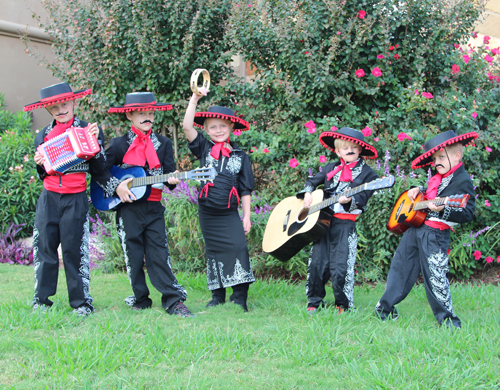 A young mariachi band.