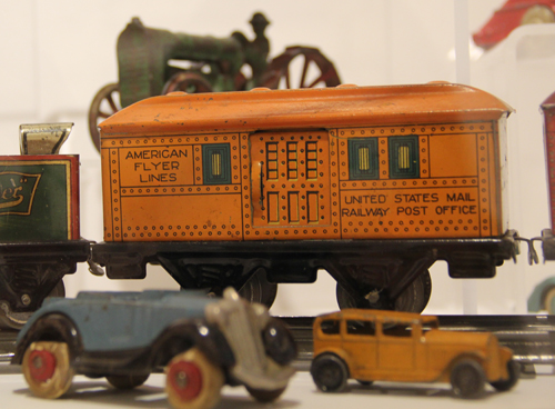 The exhibit also feature toys from the 1800s, giving children who visit something they can relate to. 
