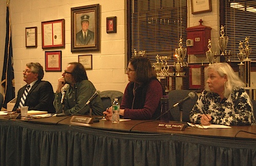 Greenport board members approved a new union contract Monday. (Cyndi Murray photo)