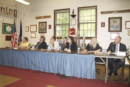 The village board approved the correctly notice wetlands permit for Widows Hole oyster farm Monday. (Cyndi Murray photo)